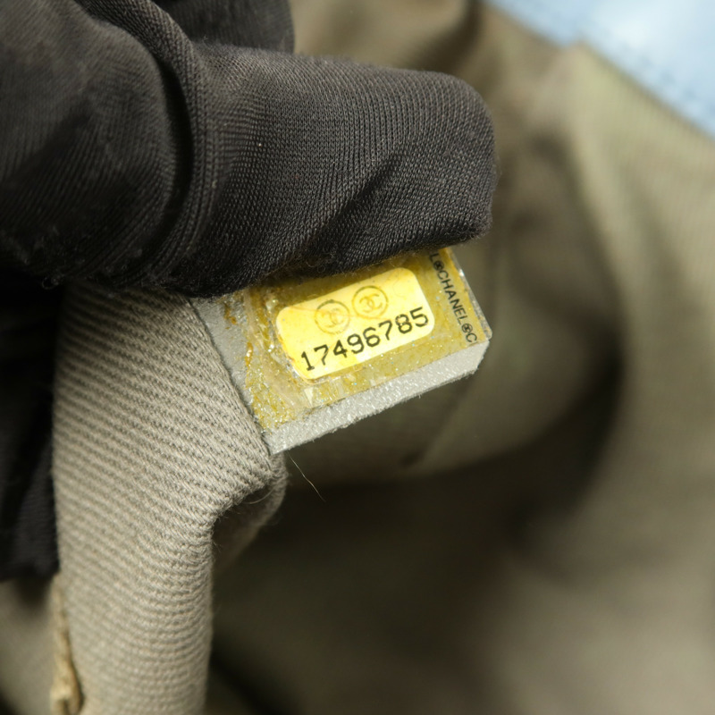 CHANEL 牛皮皮革Matelasse Chain Shoulder銀扣肩背袋-8