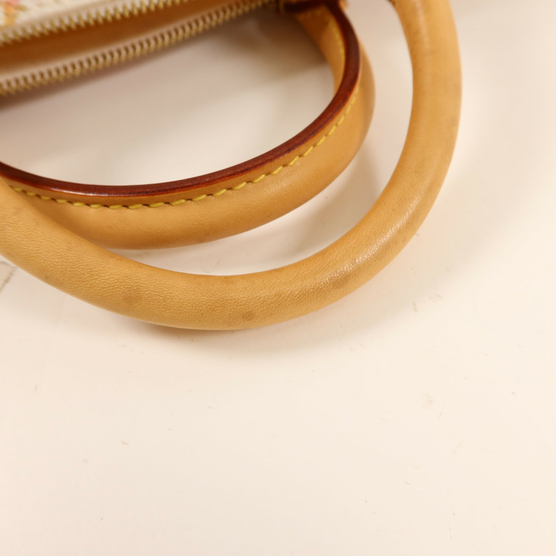 LOUIS VUITTON Monogram Watercolor Speedy 35金扣手挽袋-15