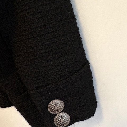 Chanel 2017 春度假系列（Paris-Cuba Collection） 黑色粗花呢外套-11