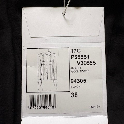 Chanel 2017 春度假系列（Paris-Cuba Collection） 黑色粗花呢外套-15