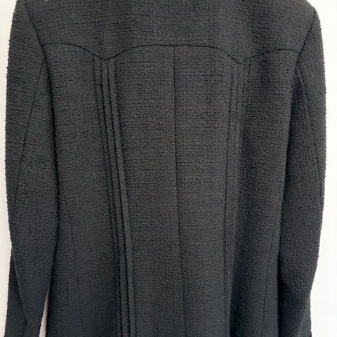 Chanel 2017 春度假系列（Paris-Cuba Collection） 黑色粗花呢外套-17