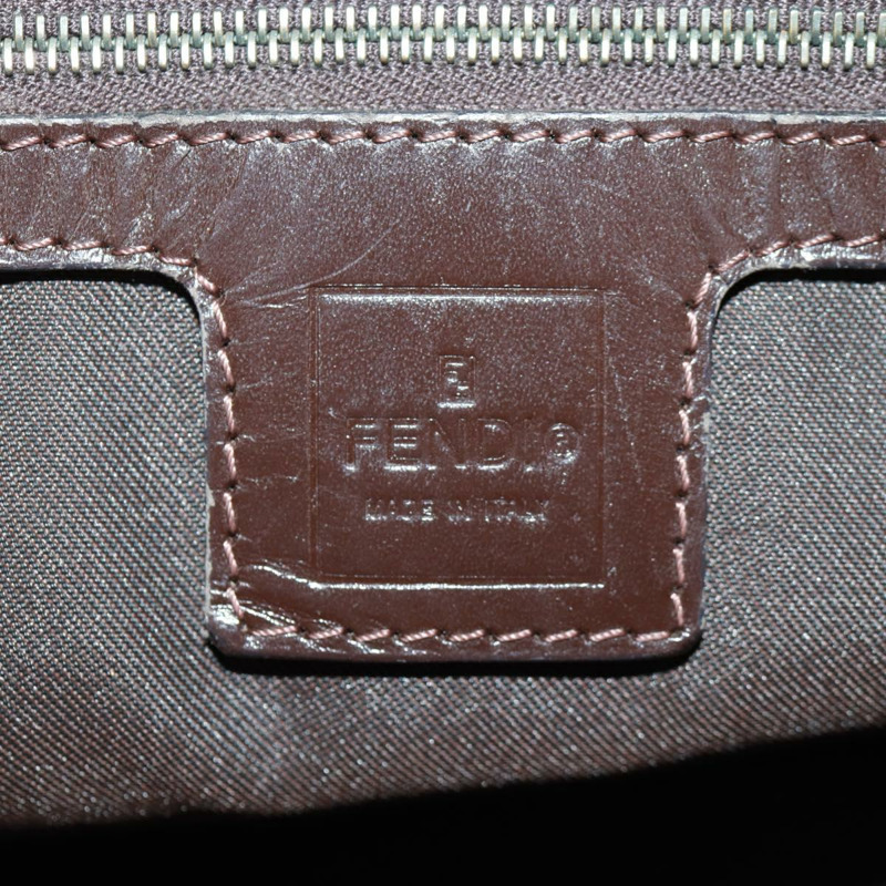 【日本直送】FENDI Zucca帆布Mamma Baguette單肩包 黑色 棕色 銀色 正品 170787V-19