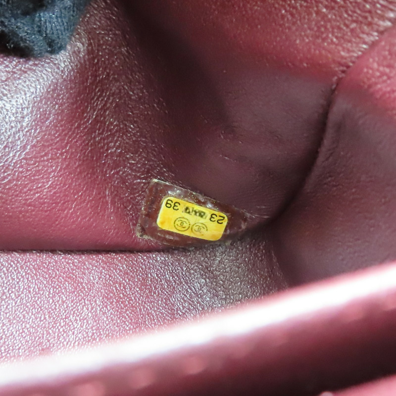 黑色 荔枝紋牛皮 Classic Flap 25 肩背包 金扣【CHANEL 香奈兒】 A01112-9