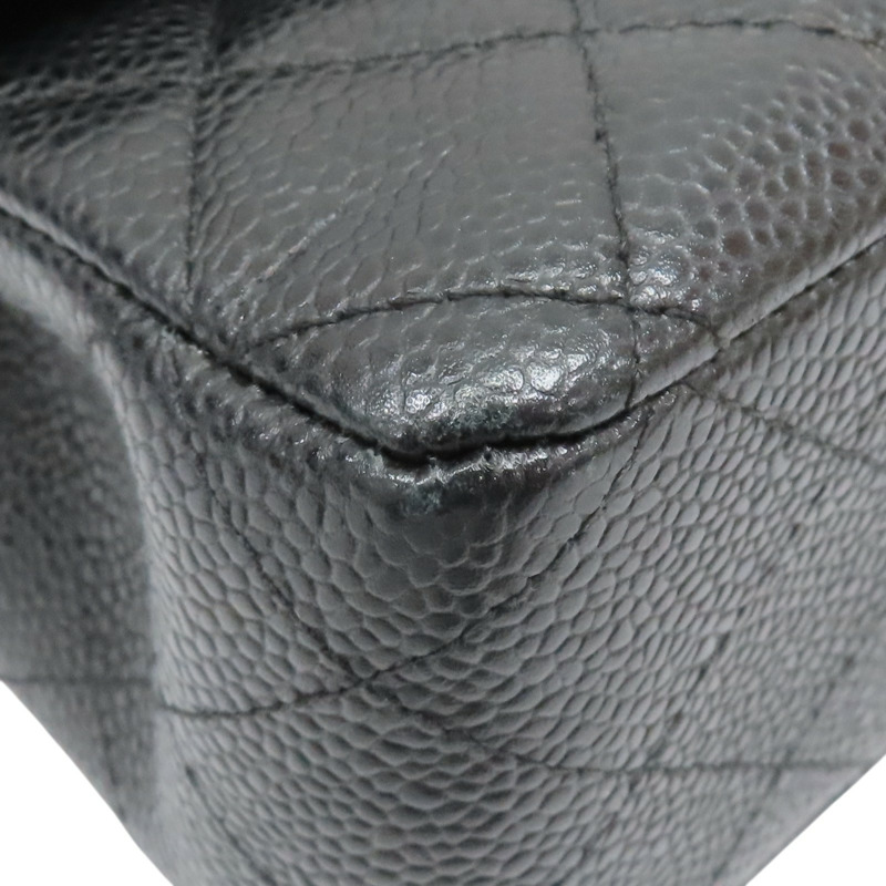 黑色 荔枝紋牛皮 Classic Flap 25 肩背包 金扣【CHANEL 香奈兒】 A01112-13