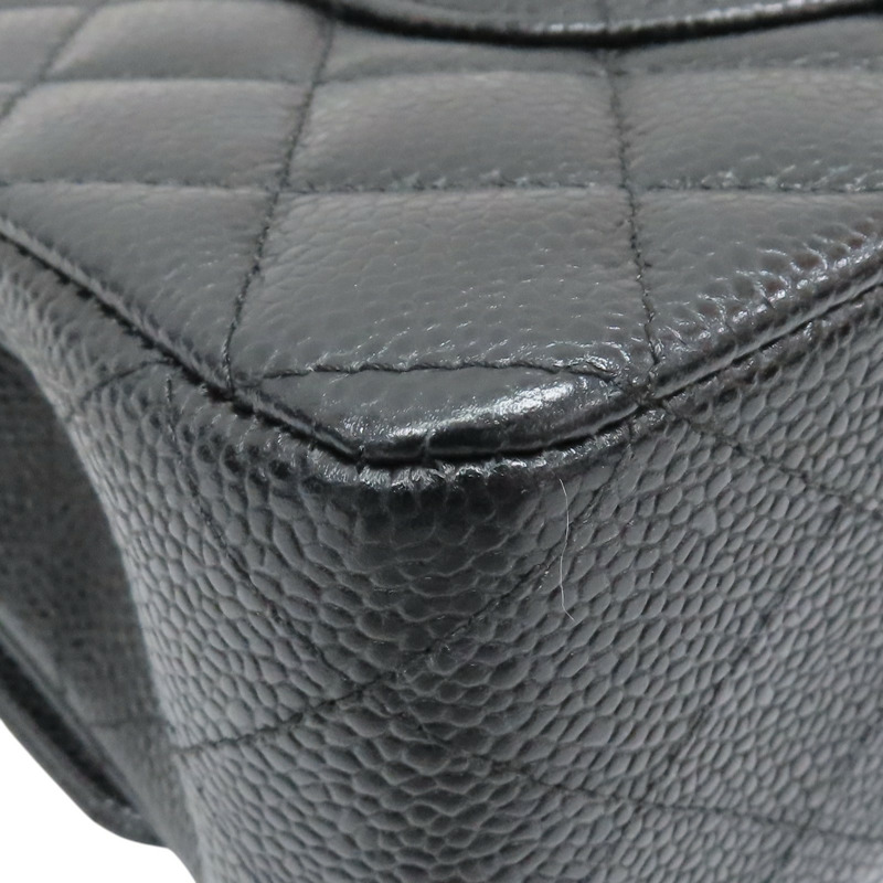 黑色 荔枝紋牛皮 Classic Flap 25 肩背包 金扣【CHANEL 香奈兒】 A01112-16