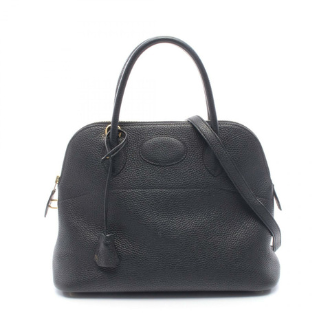 愛馬仕 Bolide31 手提包 Taurillon Clemence Taurillon Clemence 黑色二手女款