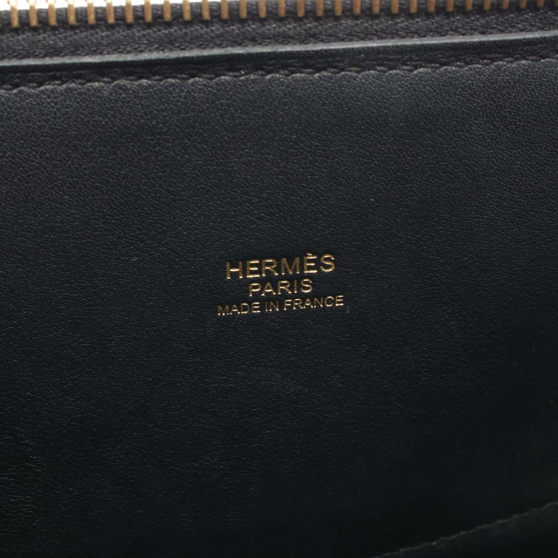 愛馬仕 Bolide31 手提包 Taurillon Clemence Taurillon Clemence 黑色二手女款-3