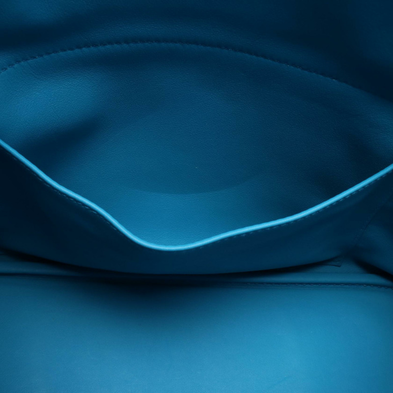 愛馬仕 Bolide31 藍色桑給巴爾手提包 073419CK Taurillon Clemence Taurillon Clemence 藍色二手女士-6