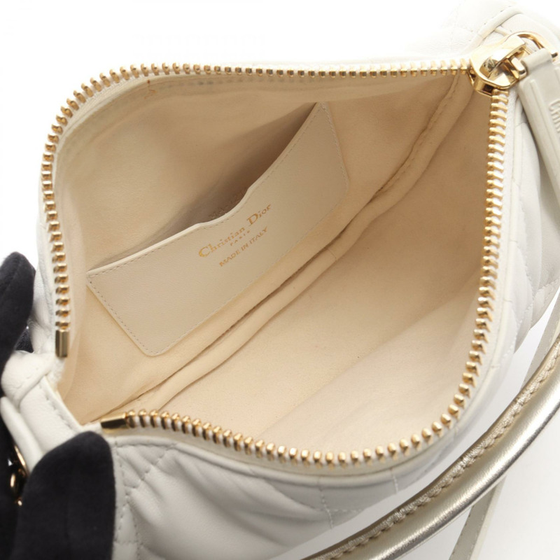 Christian Dior VIBE Hobo Cannage 兩用單背包 M7200ONOA 皮革 二手 CD-2