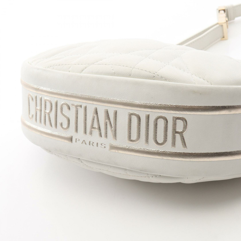 Christian Dior VIBE Hobo Cannage 兩用單背包 M7200ONOA 皮革 二手 CD-4