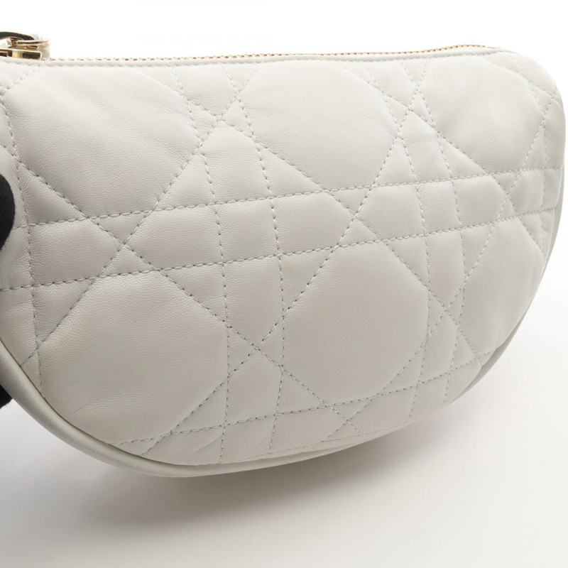 Christian Dior VIBE Hobo Cannage 兩用單背包 M7200ONOA 皮革 二手 CD-8