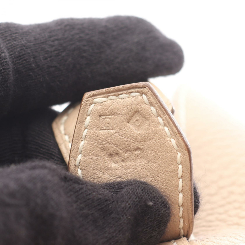 愛馬仕 Bolide 31 單肩手提包，Clemence 皮革，米色 Argile 五金配件，二手女款-4