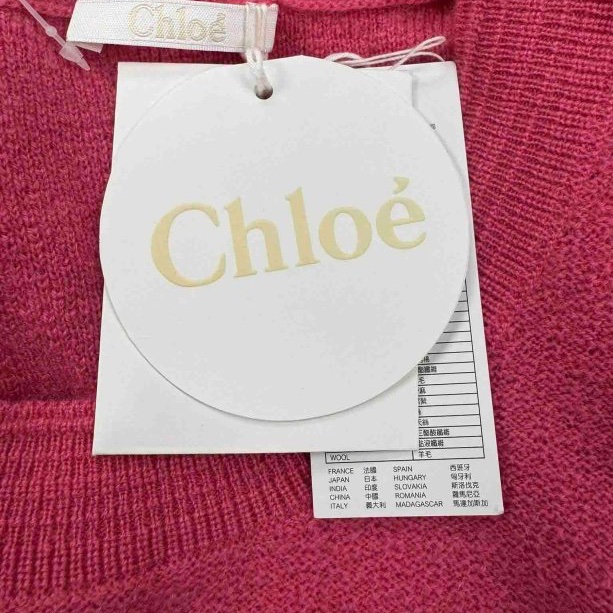 Chloe全新未穿美美的粉色百分百cashmere毛衣-3