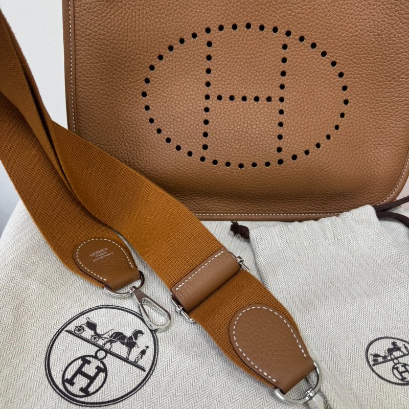 HERMES Evelyne 29 經典棕色斜背包 K刻-1