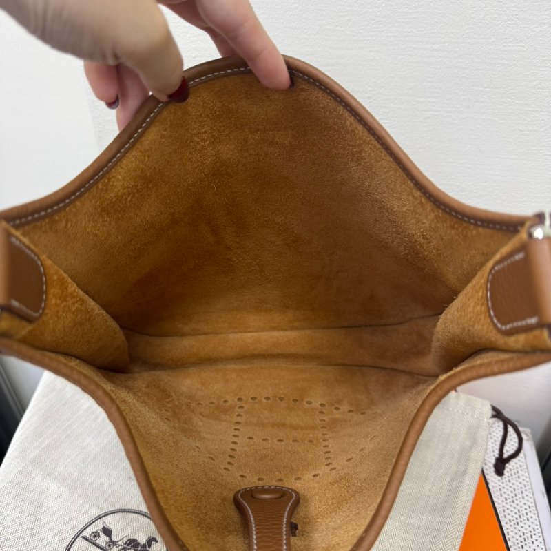 HERMES Evelyne 29 經典棕色斜背包 K刻-6