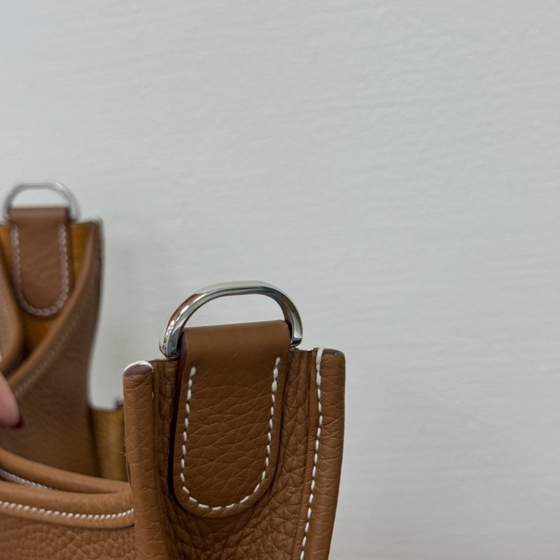 HERMES Evelyne 29 經典棕色斜背包 K刻-8