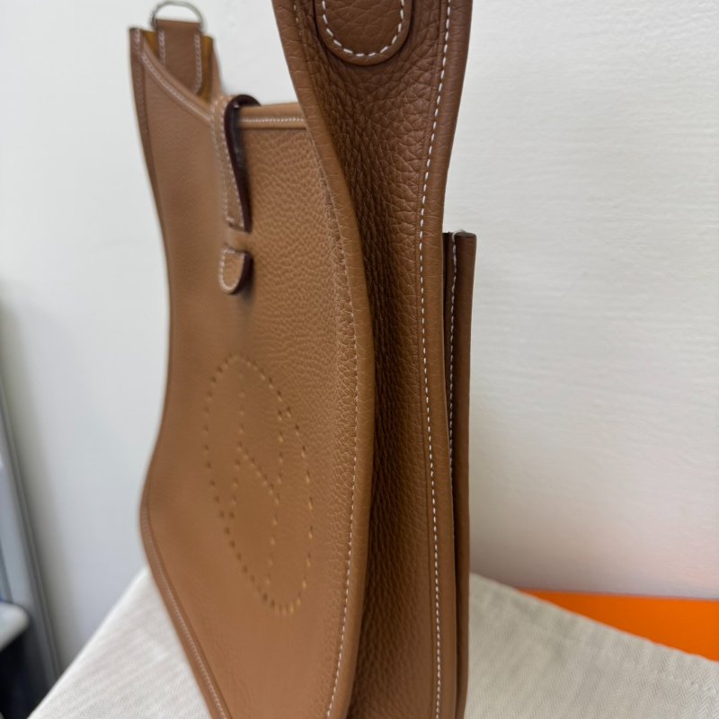 HERMES Evelyne 29 經典棕色斜背包 K刻-13
