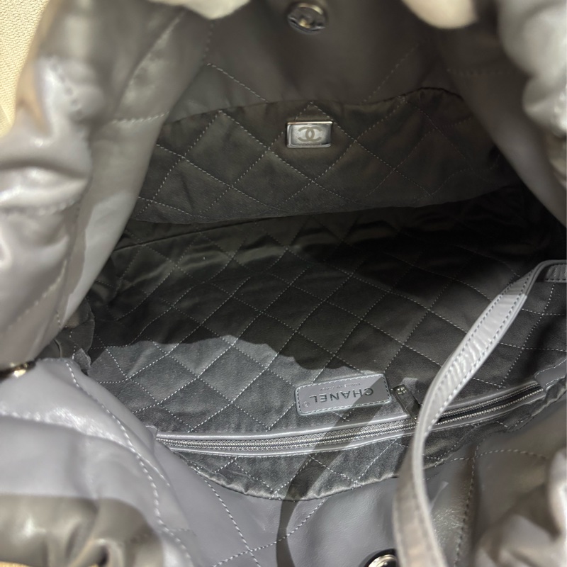 Chanel 22Bag small Grey 灰色小號垃圾袋-4