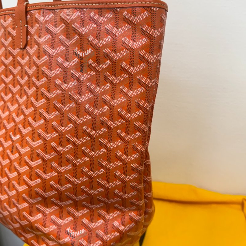 GOYARD SAINT LOUIS GM 橘色托特包-12
