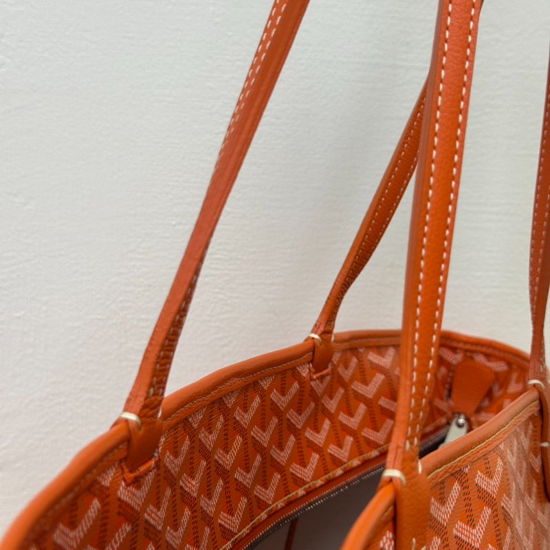 GOYARD SAINT LOUIS GM 橘色托特包-17