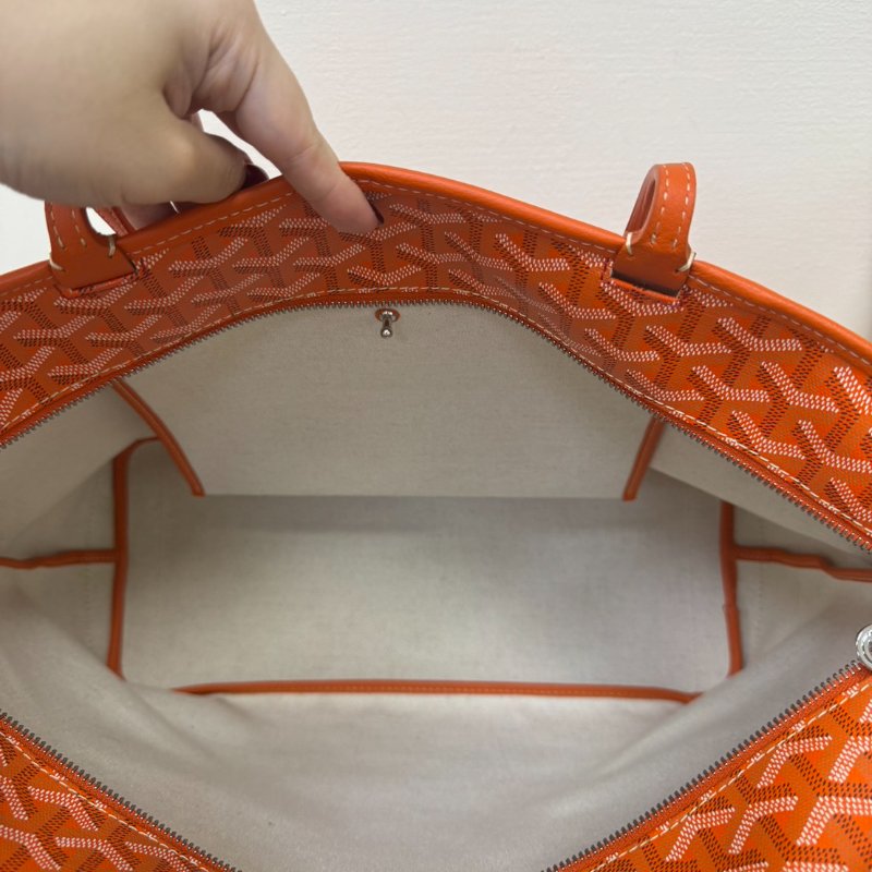 GOYARD SAINT LOUIS GM 橘色托特包-20