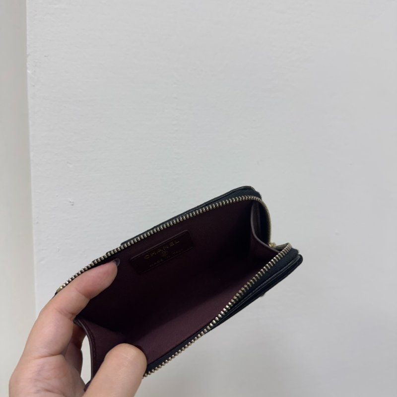 CHANEL 經典金色L型卡包（芯片款)-2