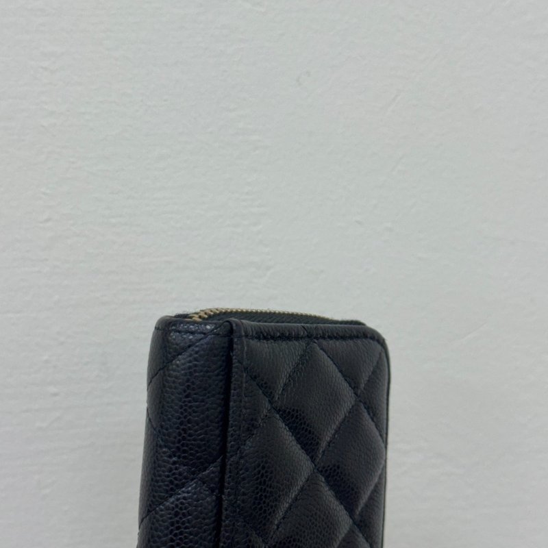 CHANEL 經典金色L型卡包（芯片款)-10