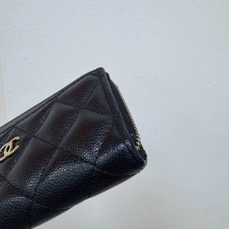 CHANEL 經典金色L型卡包（芯片款)-12