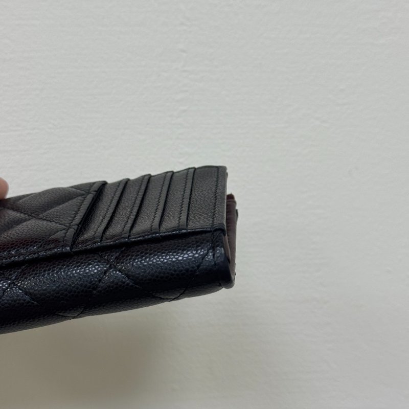 CHANEL 經典金色L型卡包（芯片款)-14