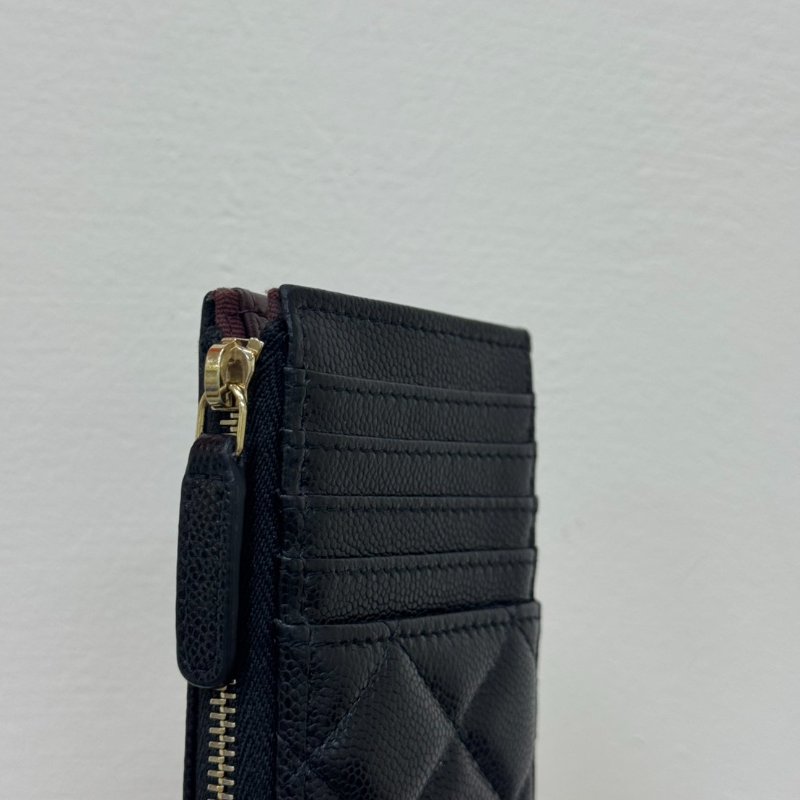 CHANEL 經典金色L型卡包（芯片款)-15