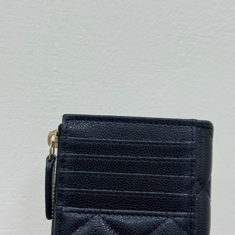 CHANEL 經典金色L型卡包（芯片款)-21