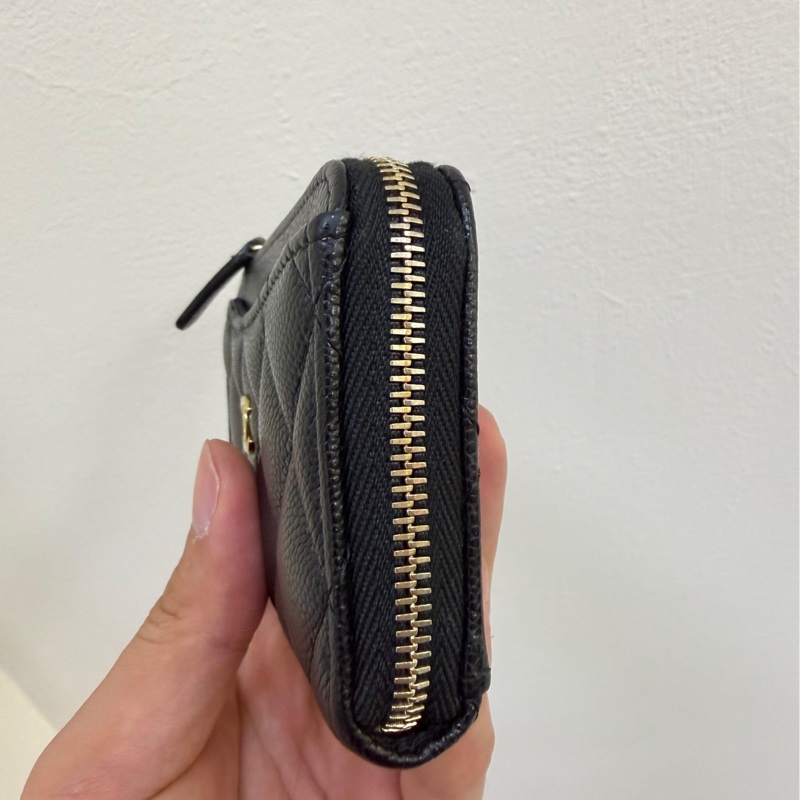 CHANEL 經典金色L型卡包（芯片款)-23