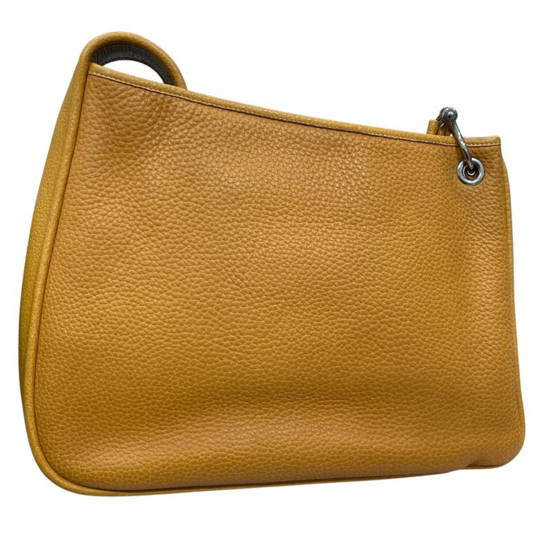 HERMES 愛馬仕 SAC MANILLE 馬尼拉肩背包 芥末黃 TC皮 銀釦-1