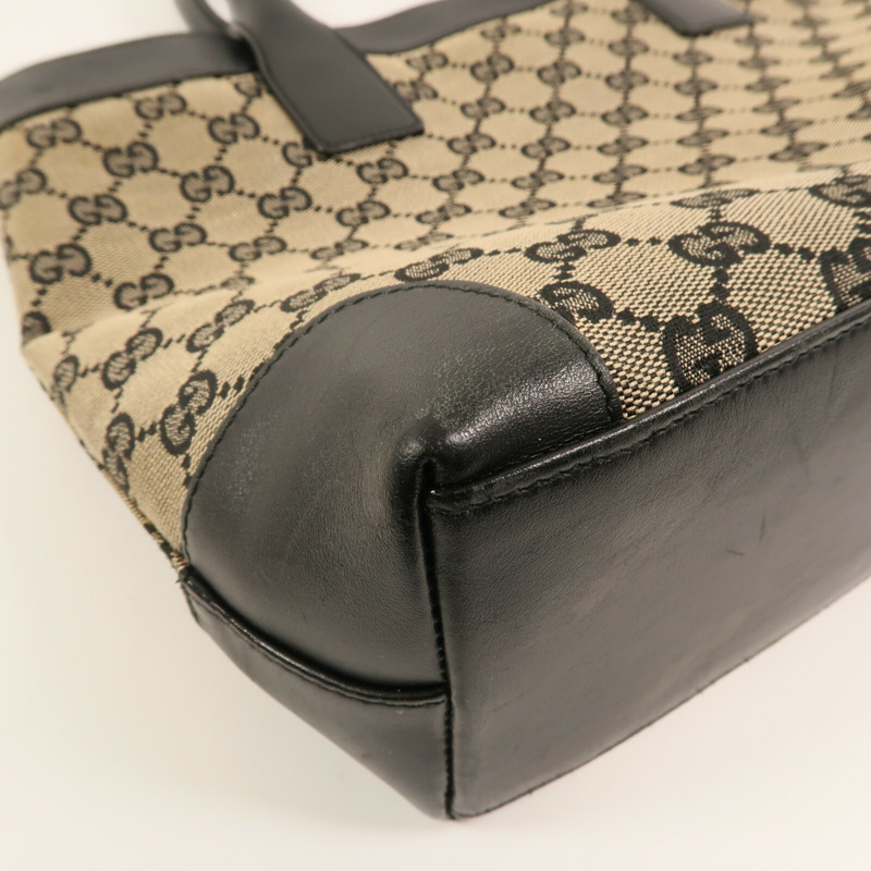 GUCCI 帆布Tote Bag金扣手挽袋-8