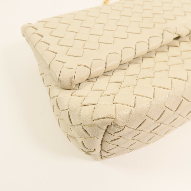 BOTTEGA VENETA 羊皮皮革Second Bag金扣鏈帶肩背袋-6