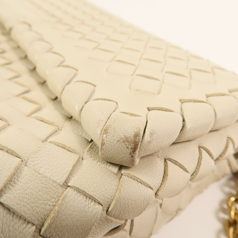 BOTTEGA VENETA 羊皮皮革Second Bag金扣鏈帶肩背袋-11