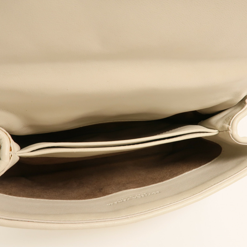 BOTTEGA VENETA 羊皮皮革Second Bag金扣鏈帶肩背袋-12