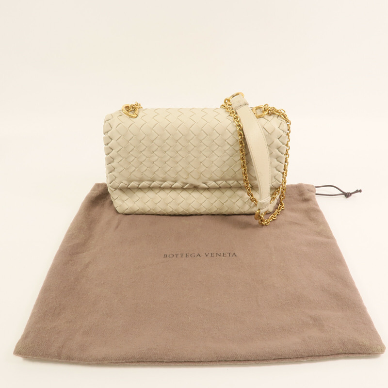 BOTTEGA VENETA 羊皮皮革Second Bag金扣鏈帶肩背袋-15