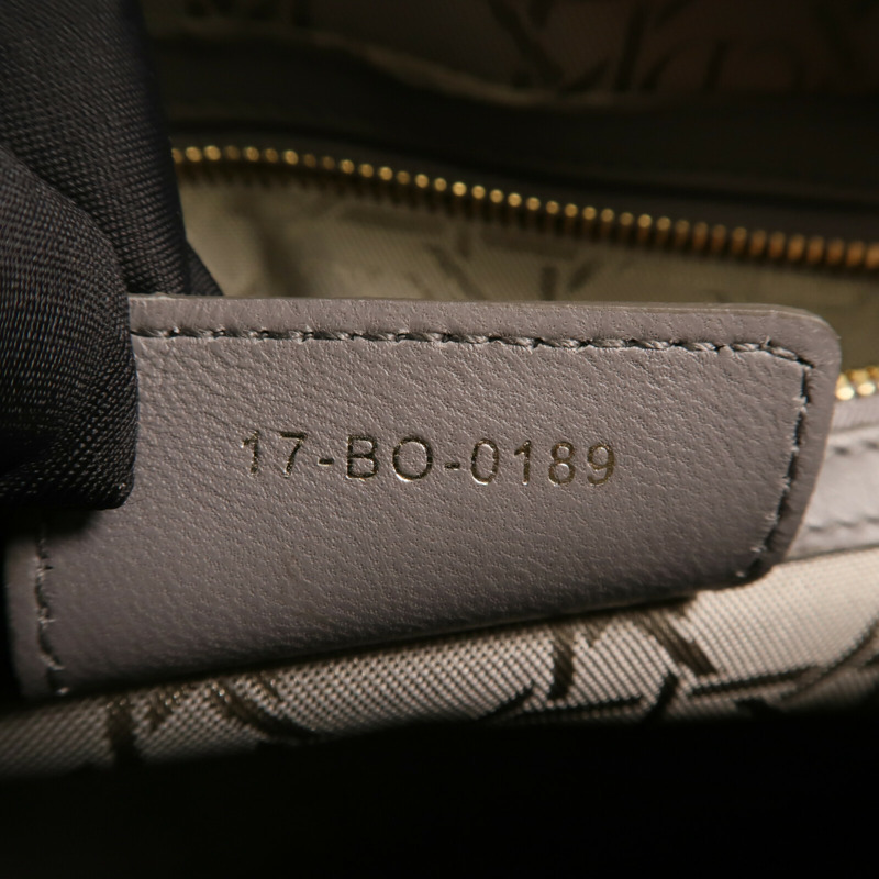 Dior 羊皮皮革Lady Dior Medium金扣手挽肩背兩用袋-14