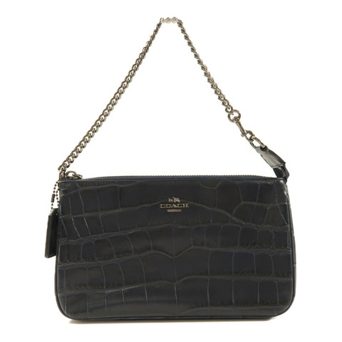 COACH 牛皮皮革Chain Shoulder鏈帶肩背袋