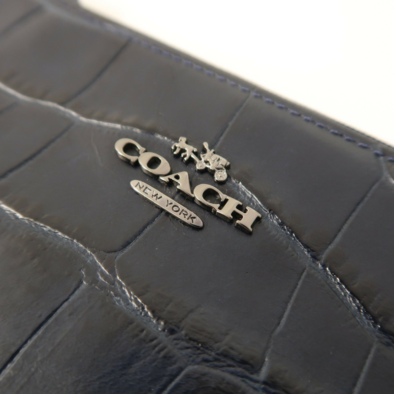 COACH 牛皮皮革Chain Shoulder鏈帶肩背袋-7