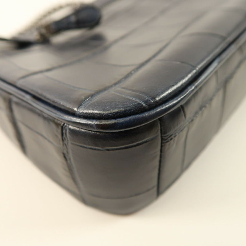 COACH 牛皮皮革Chain Shoulder鏈帶肩背袋-12