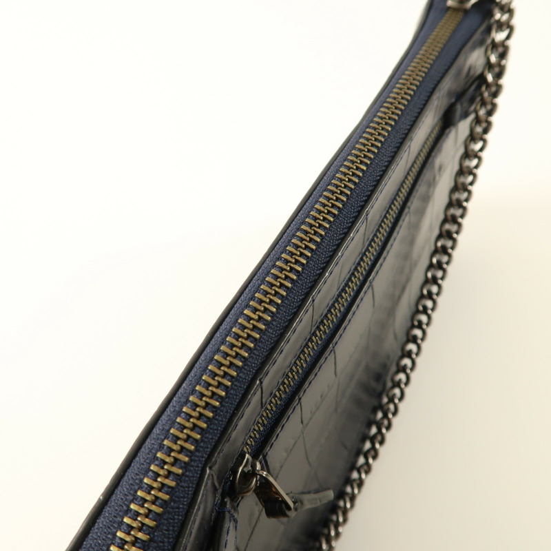 COACH 牛皮皮革Chain Shoulder鏈帶肩背袋-13