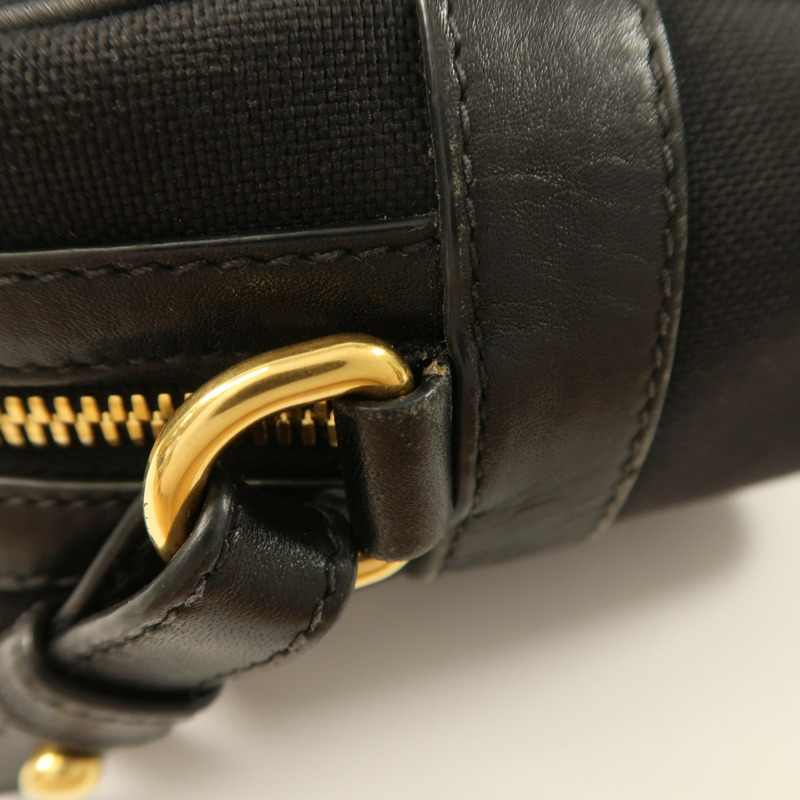 PRADA 帆布Shoulder Bag金扣肩背袋-12