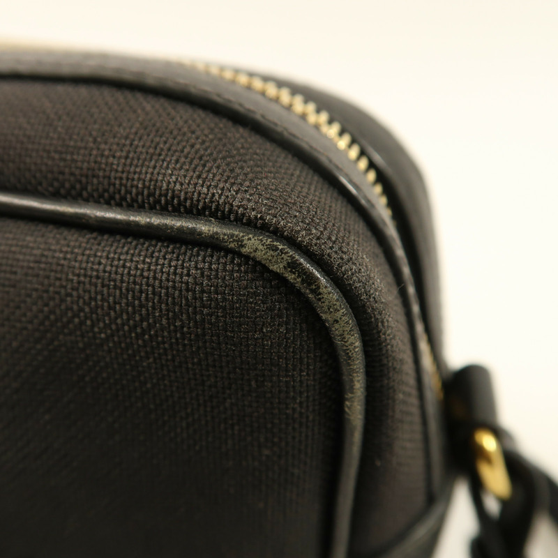 PRADA 帆布Shoulder Bag金扣肩背袋-17