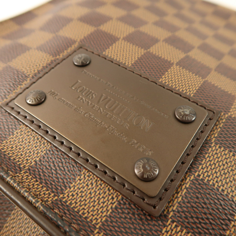 LOUIS VUITTON Damier Brooklyn PM肩背袋-12