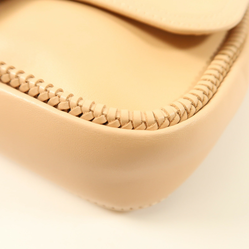 Longchamp 牛皮皮革Chain Shoulder銀扣鏈帶肩背袋-10