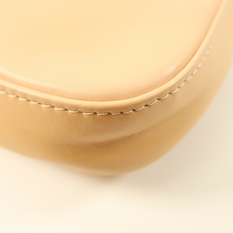 Longchamp 牛皮皮革Chain Shoulder銀扣鏈帶肩背袋-11