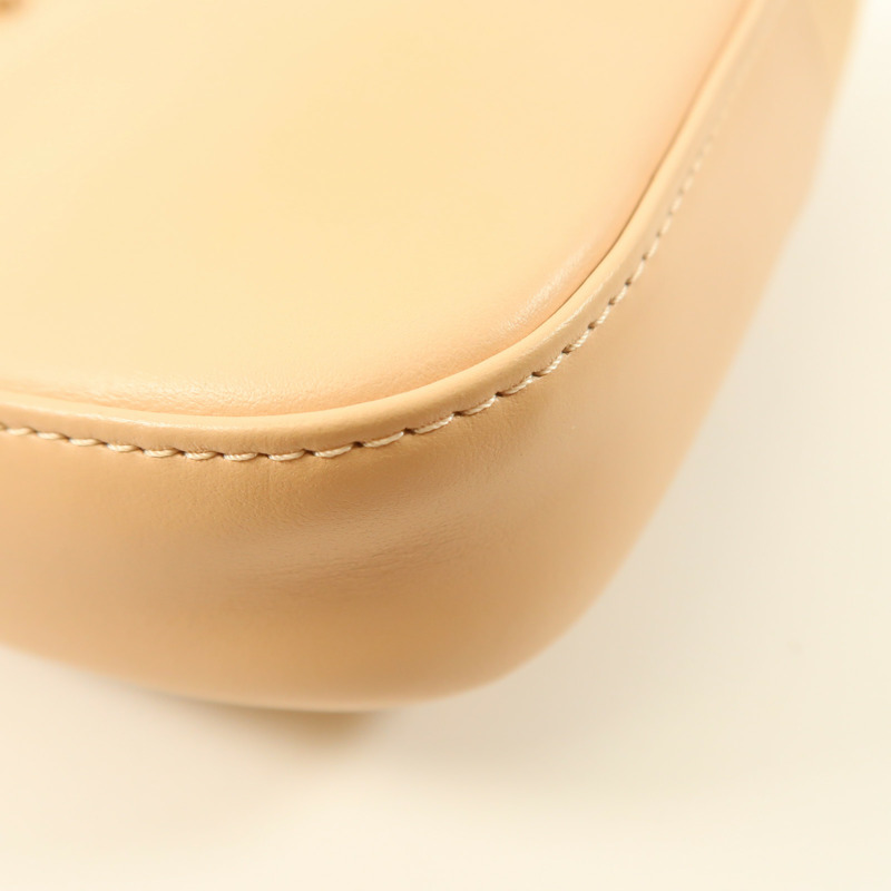 Longchamp 牛皮皮革Chain Shoulder銀扣鏈帶肩背袋-12