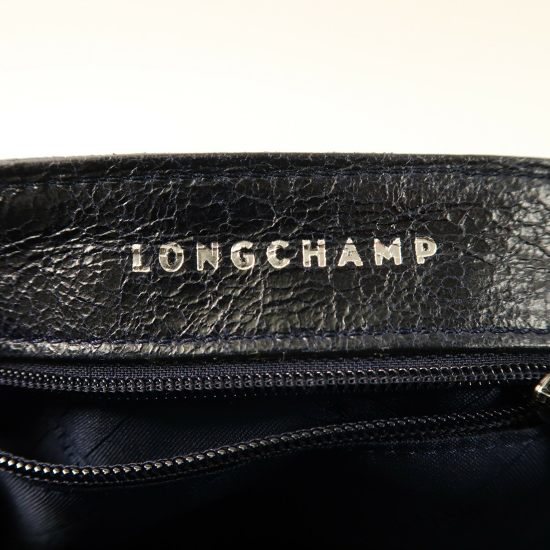 Longchamp 牛皮皮革Chain Shoulder鏈帶肩背袋-5